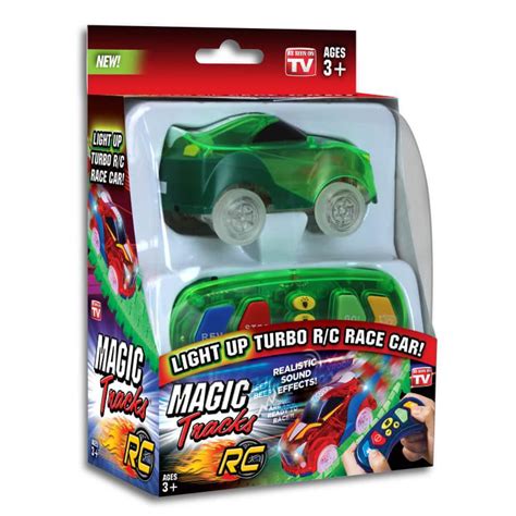 Toy cars with a remote control for magic tracks